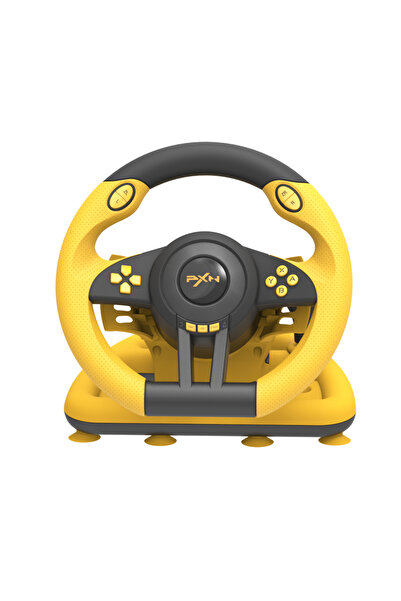 Coverzone Direksiyon Seti – 180° Dönüş, Çift Motor Titreşim, Pedal ve Vitesli Oyun Direksiyonu | PXN V3 Pro