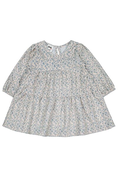 Civil Baby Flower Printed 6-18 Months Dress - Blue 6-9 Months