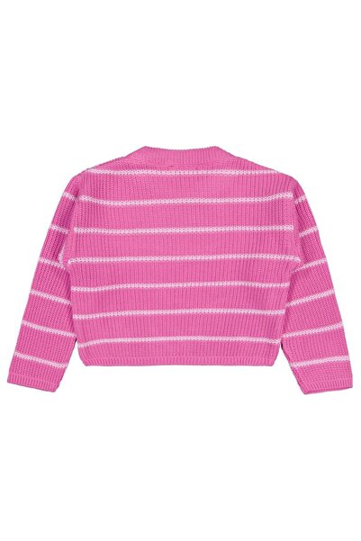 Civil Girls Striped Sweater for Ages 6-9 - Pink6-7 Years Old
