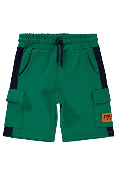 Civil Boys Athletic Label 6-9 Years Old Capri - Green8-9 Years Old