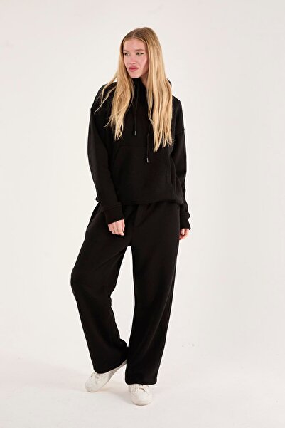 Rocqerx Q-4008 με κουκούλα Τρεις ιμάντες Σ επένδυση fleece ιδρώτας