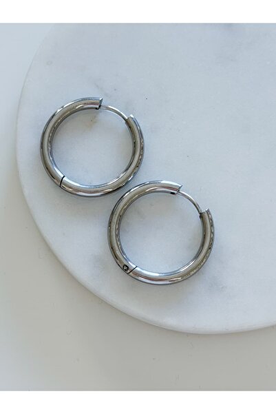 CHARMLUCKY BASIC HOOP EARRINGS