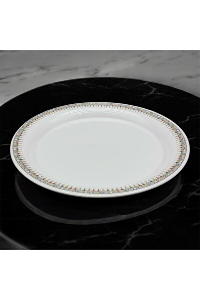 LANDREEN Luxury melamine rice serving plate, crack and break resistant, microwave and dishwasher safe, 30cm plate