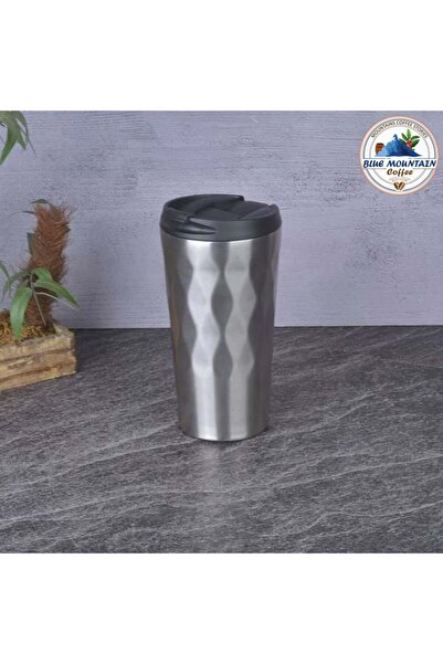 Blue mountain Thermos for keeping hot liquids - Matte Silver