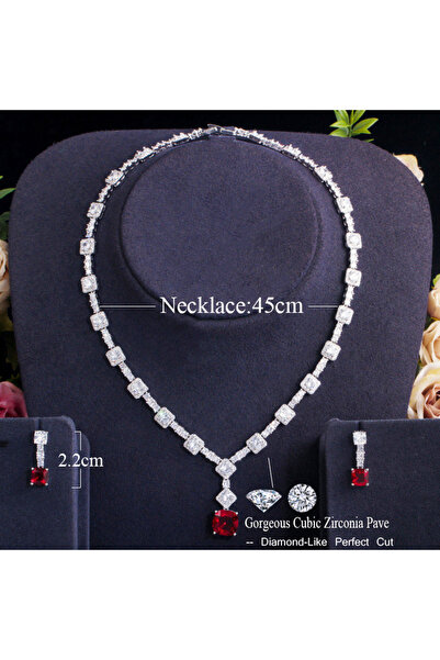 Generic Zirconia Necklace Set