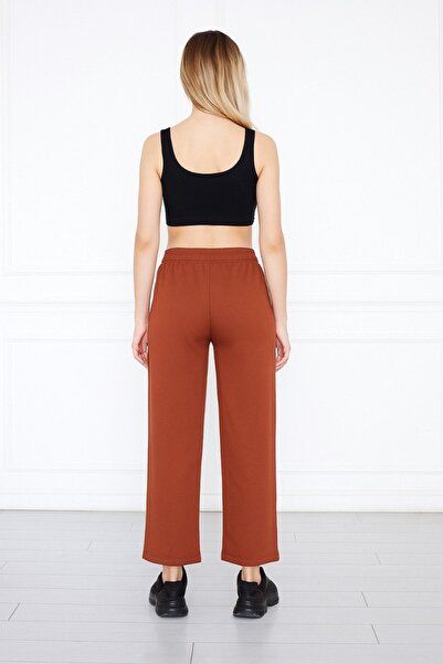 comstar Women's Aerobin Wide Leg Palazzo Pants with Elastic Waist