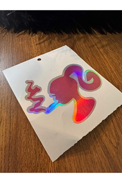 OkyayWorks Barbie Smoke Dijital Baskı Sticker- Araba-Motosiklet Etiket Sticker