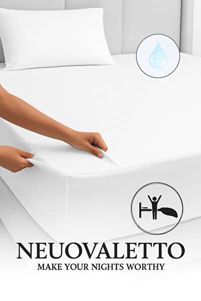 Neuovaletto Cooling Waterproof Mattress Protector Hypoallergenic, Breathable & Noiseless Protection