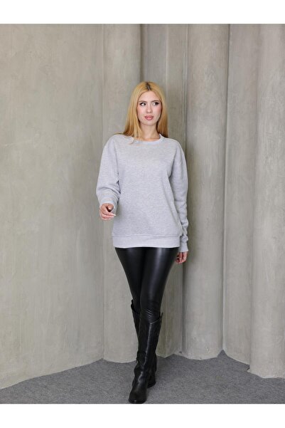 lzv Γυναικείο φούτερ oversized Premium 3 Thread Ş επένδυση fleece