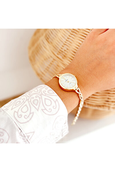 Boise Atelier Kael Gold-White Watch |   Clock
