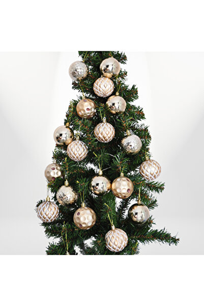 EXİZTİCARET Christmas Tree Decoration Set 24 Pieces Model2