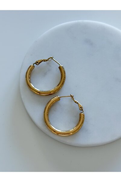 CHARMLUCKY BASIC HOOP EARRINGS