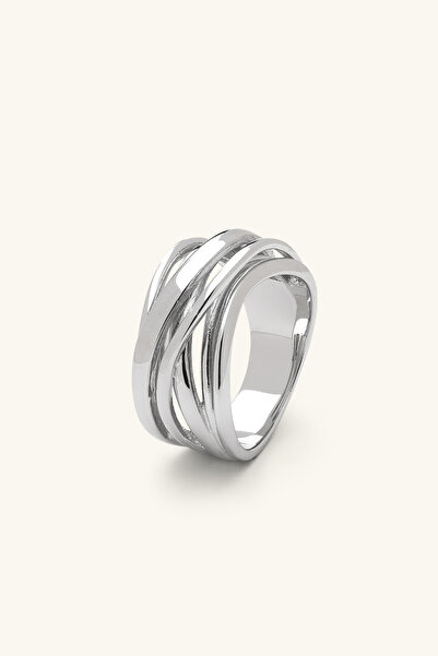 Marie Claire Sarmal Geniş Yüzük Gümüş Renk