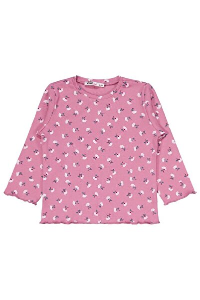 Civil Girls Floral Patterned Pajama Set for Ages 2-5 - Pink 3-4 Years