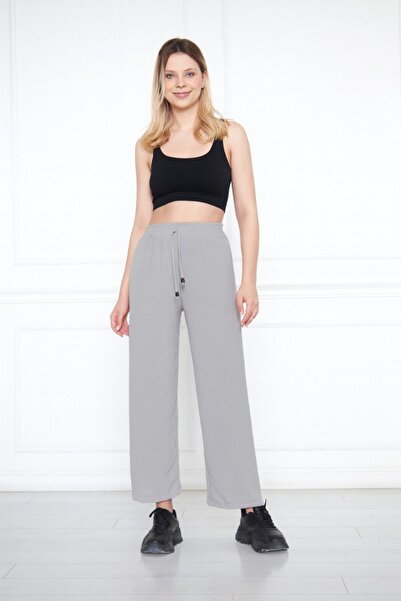 comstar Women's Aerobin Wide Leg Palazzo Pants with Elastic Waist