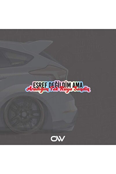 OkyayWorks Eşref Değildim Ama Hologram Sticker