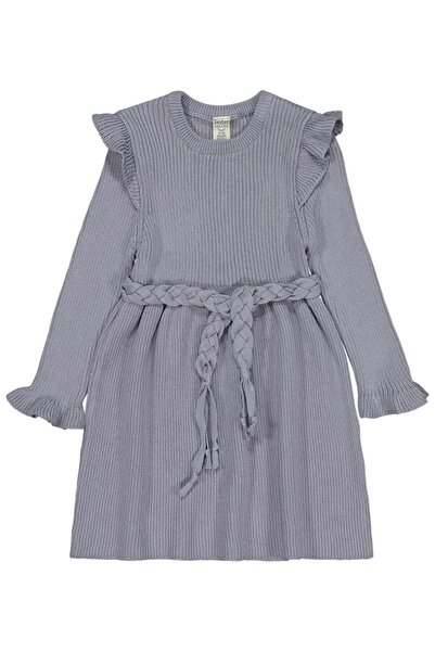 BEYBEK Tricotaje Rochie 12-36 Luni - Albastru 12-18 Luni