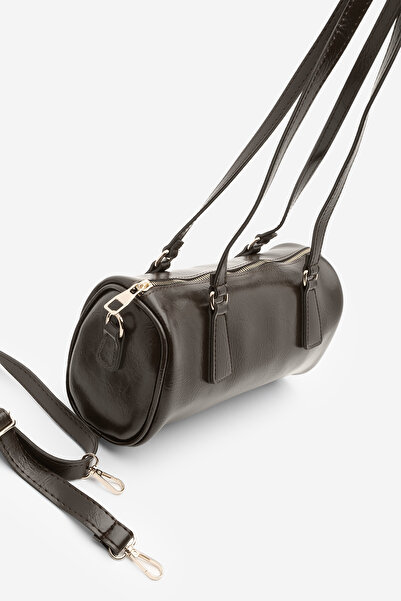 Marjin Women's Zipper Closure Hand and Shoulder Bag Zeton Brown