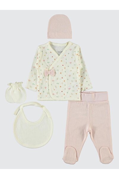 Bebetto Organic Stars and Koalas Bodysuit Sets - Pink3-6 Months