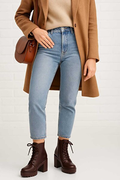 By Ramon Caliente Kahverengi Yüksek Taban Kadın Bot Kasım Kampanyası 2025