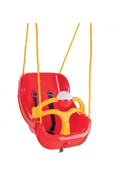PİLSAN Big Swing for children Red with removable bumper, ball with rattle, c