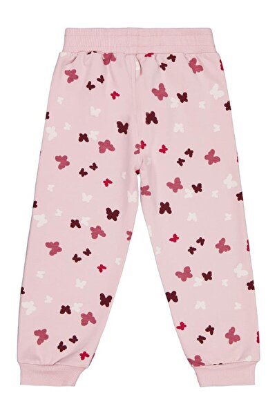 Civil Girls Kelebek Printed 2-5 Years Old Sweatpants - Pink 4-5 Years Old