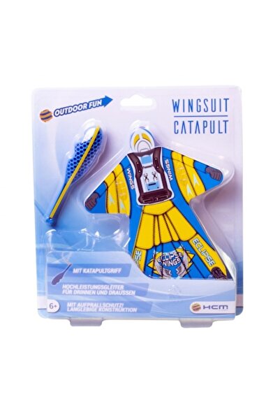 HCM Kinzel Wingsuit Catapult glider, slingshot included, 22 x 17 x 4 cm, 6+ y...