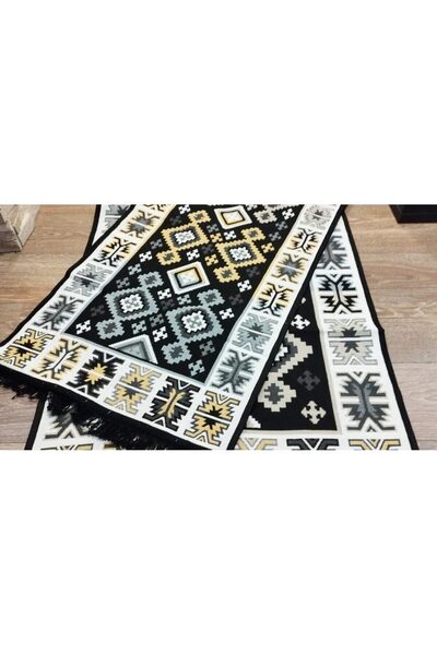 OEM 1+1 Set Woven Rugs, double-sided, size 60x90 cm + 80x200 cm H&H 110