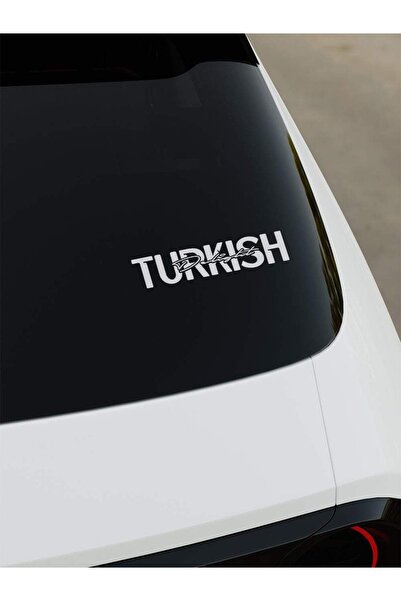 OkyayWorks Turkish Delight Sticker - Beyaz- Araba-Motosiklet Etiket Sticker