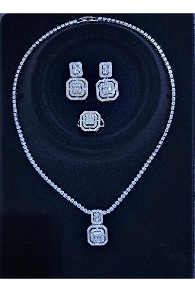 Generic مجموعة قلادات على شكل دمعة من مجوهرات جولاري