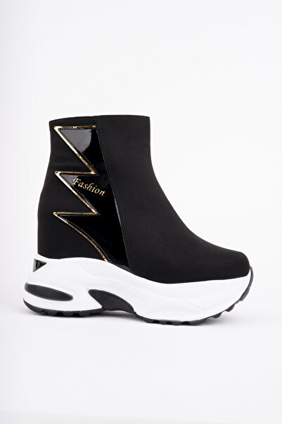 Madam Tarz Umberto Fermuarlı Gizli Topuk Bot