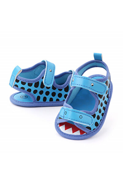 BebeNou Sandale cu barete albastre - Croco MDd2412-2-SA3