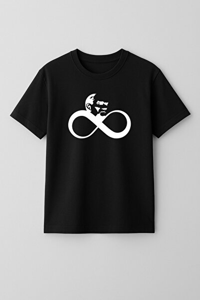 mixxi fashion تي شيرت أتاتورك مطبوع للأطفال بأكمام قصيرة من Infinite (4-13 سنة)