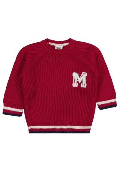 Civil Baby M Embroidered 6-18 Months Sweater - Red 12-18 Months