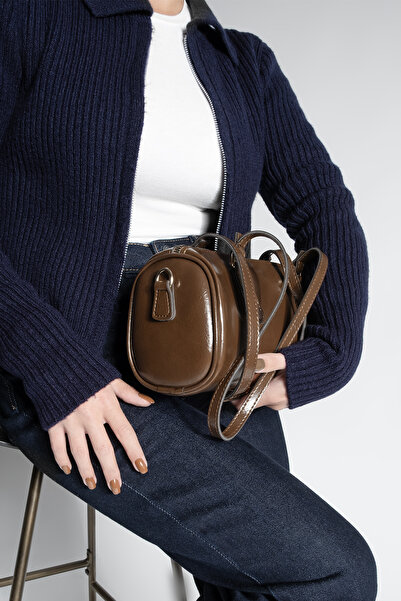 Marjin Women's Zipper Closure Hand and Shoulder Bag Zeton Taba