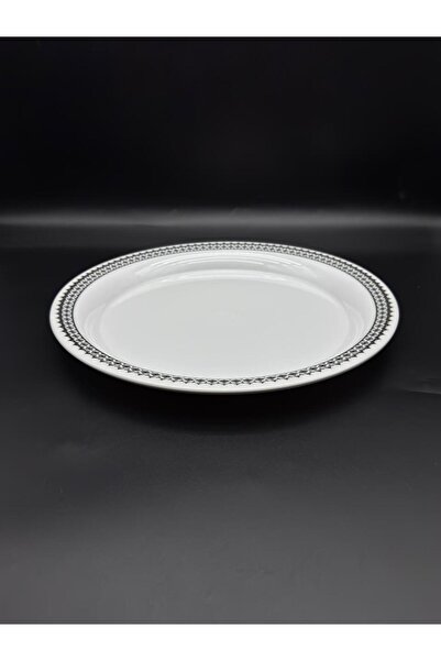LANDREEN Luxury melamine rice serving plate, crack and break resistant, microwave and dishwasher safe, 30cm plate