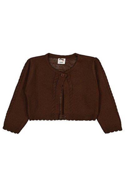 Civil Baby Pitikare Desenli 6-18 Ay Elbise - Kahverengi6-9 Ay