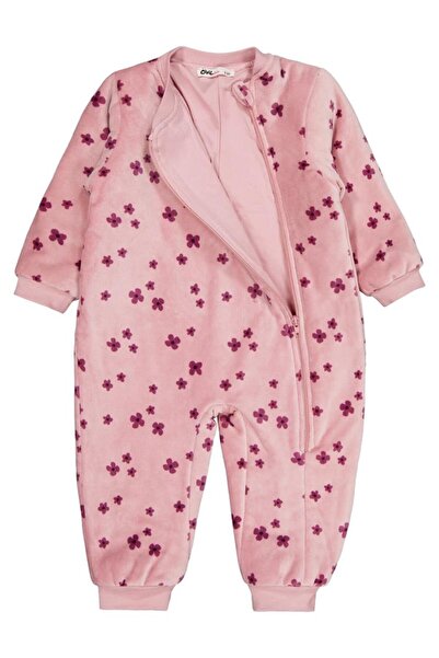 Civil Girls Flowers Embroidered 60 Gr 2-5 Years Old Sleeping Bag - Lilac 3-4 Years Old