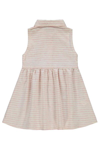 Civil Girls Striped Dress for Ages 2-5 - Red5-6 Years