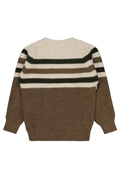 Civil Boys Striped Sweater for Ages 6-9 - Brown9-10 Years Old