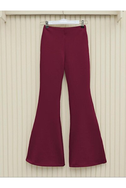 MACMODA بنطلون قماش سكوبا بأرجل إسبانية