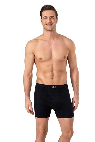 OBJE Black Cotton Men's Boxer