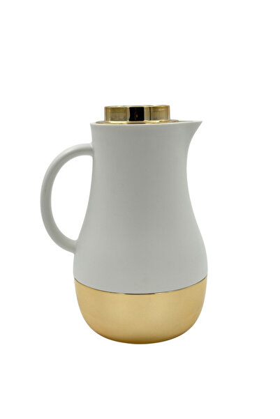B&D Vaccum Flask 0.5L , White & Golden