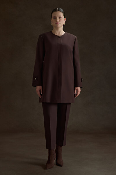 Aker Arka Beli Lastik Detaylı Dokuma Pantolon