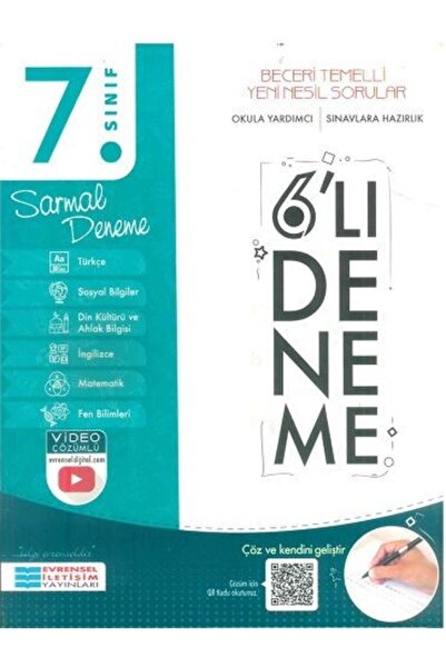 Ankara Kitap Merkezi 7. Sınıf 6 lı Sarmal Deneme Evrensel İletişim Yayınları