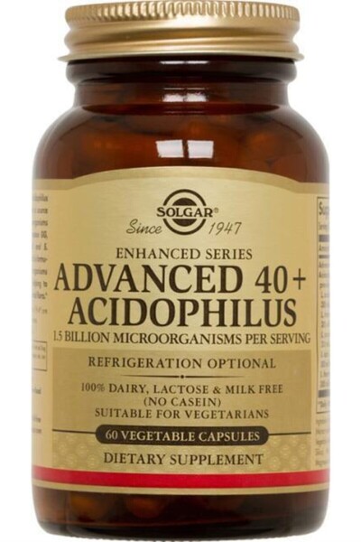 Solgar Advanced 40+ Acidophilus 60 Kapsül