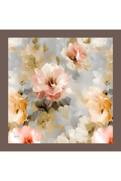 Zerruba Desenli Pamuk Eşarp DP-279