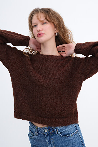 Addax Crew Neck Knitwear Sweater K3483