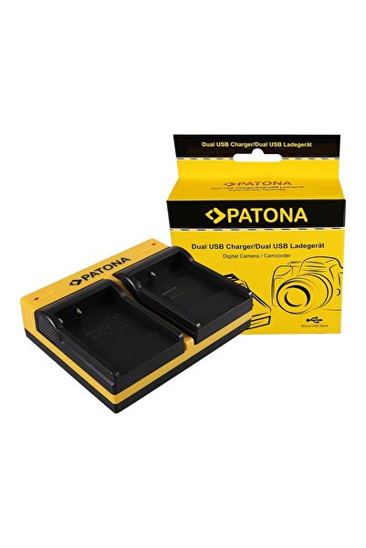 Patona Încărcător dublu pentru BENQ Casio NP-40 DC P500 E520 E520+ E610 Casio NP-40 Casio incl. Micro-USB