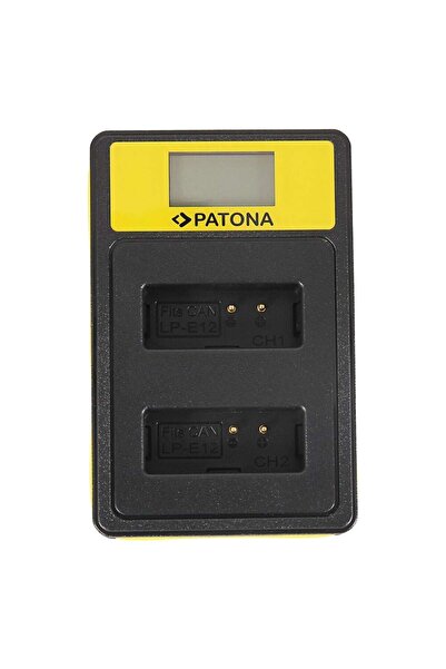 Patona Smart Charger USB Dual LCD LP-E12 compatible with Canon EOS M - 141652